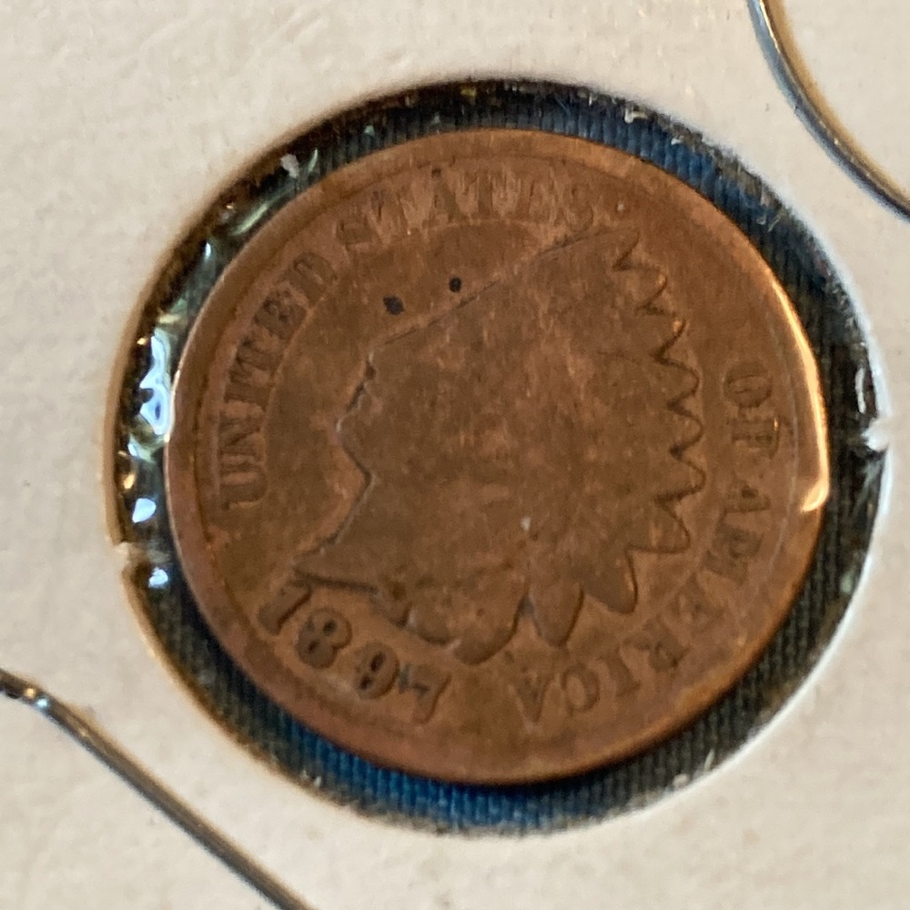 US 1897 Indian head penny Uncirculated